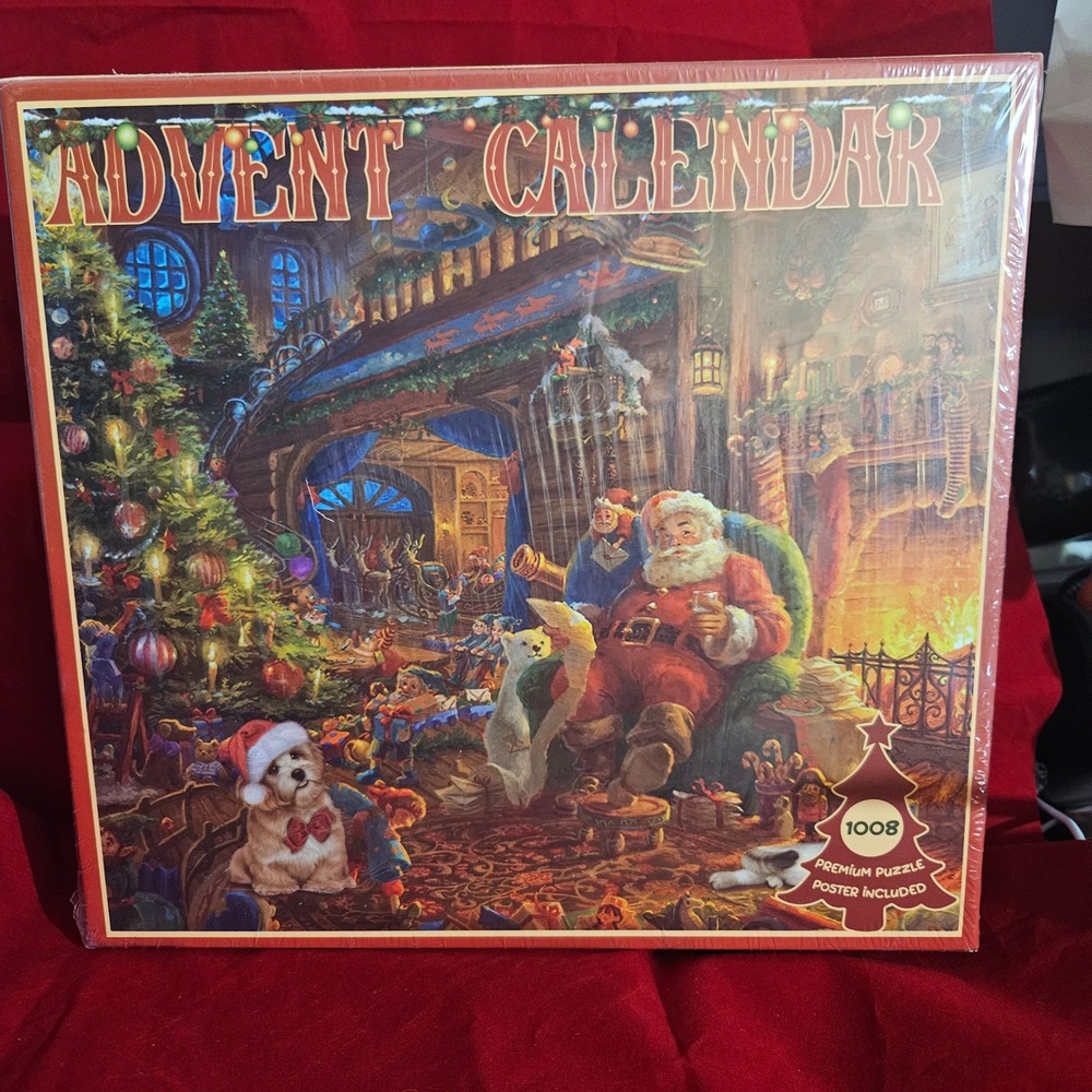 Advent Calendar Jigsaw Puzzle‎ 1008 Piece Holiday Christmas New Sealed